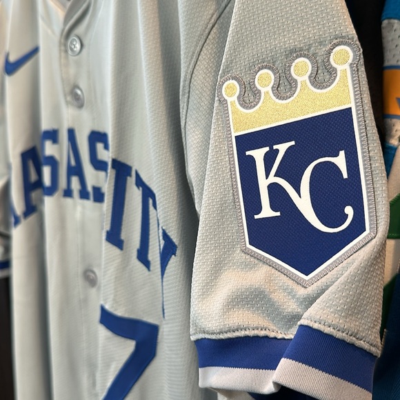 Bobby Witt Jr. Kansas City Royals Nike Road Elite Player Jersey - Gray - Picture 4 of 8